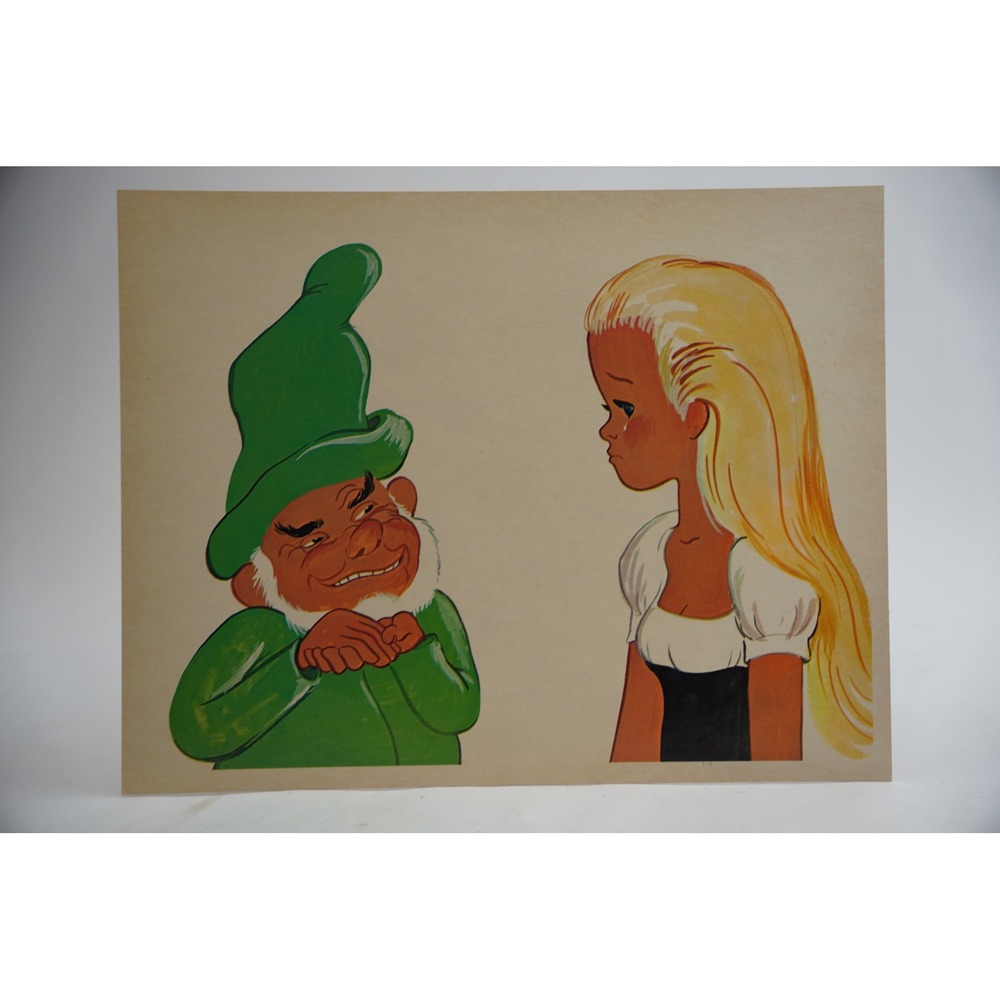Cooper Films Rumpelstiltskin Filmstrip Card Print‎ 1970 Vintage 12.5x10